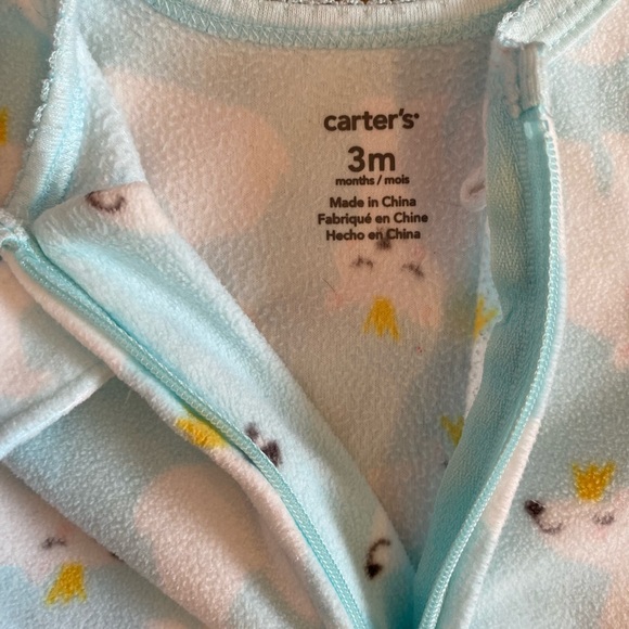 Carter’s baby pjs Sz0-3 months in very good condition - Picture 3 of 7